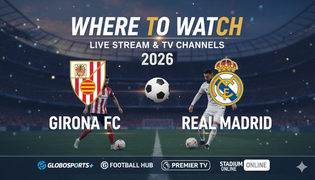 where to watch Girona FC vs Real Madrid